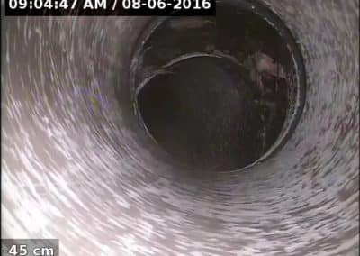 Underwater Shot of Drain Pipe