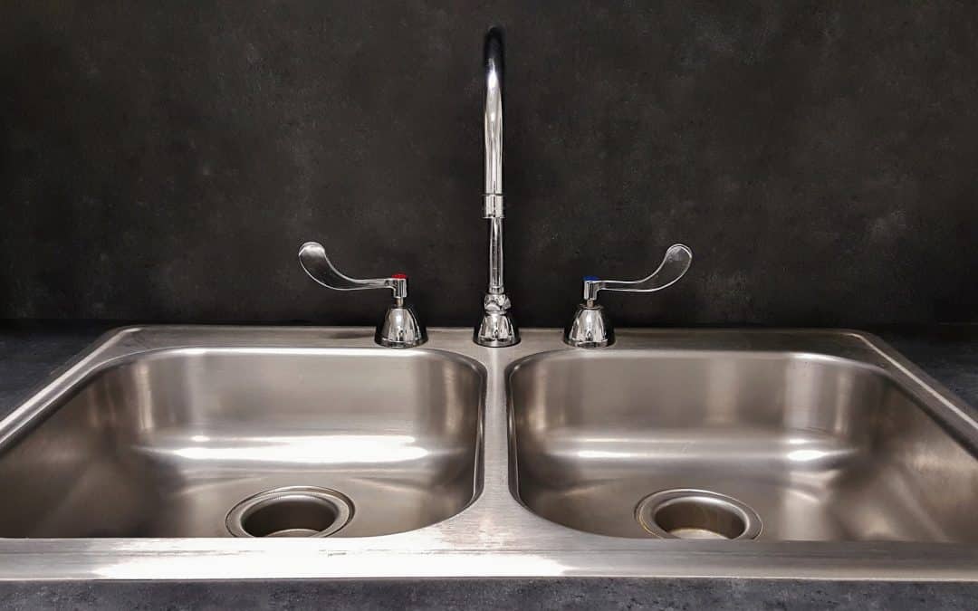 A kitchen sink installed in a home with blocked pipes on the Sunshine Coast